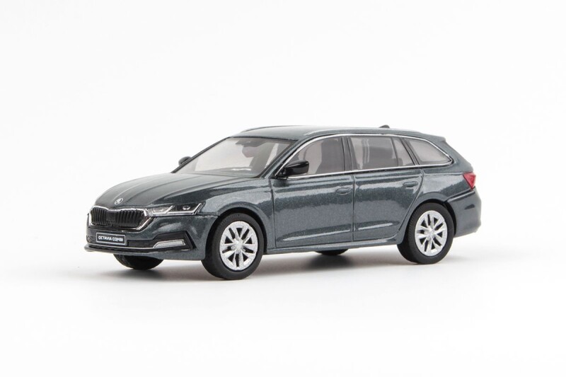 Abrex Škoda Octavia IV Combi 1:43 Šedá Quartz Metalíza